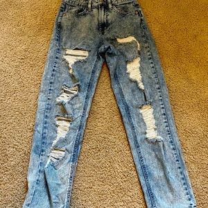 wild fable distressed denim jeans, lightly used.